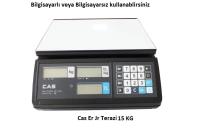 TERAZİ - CAS ER JR TERAZİ ONLİNE 15 KG